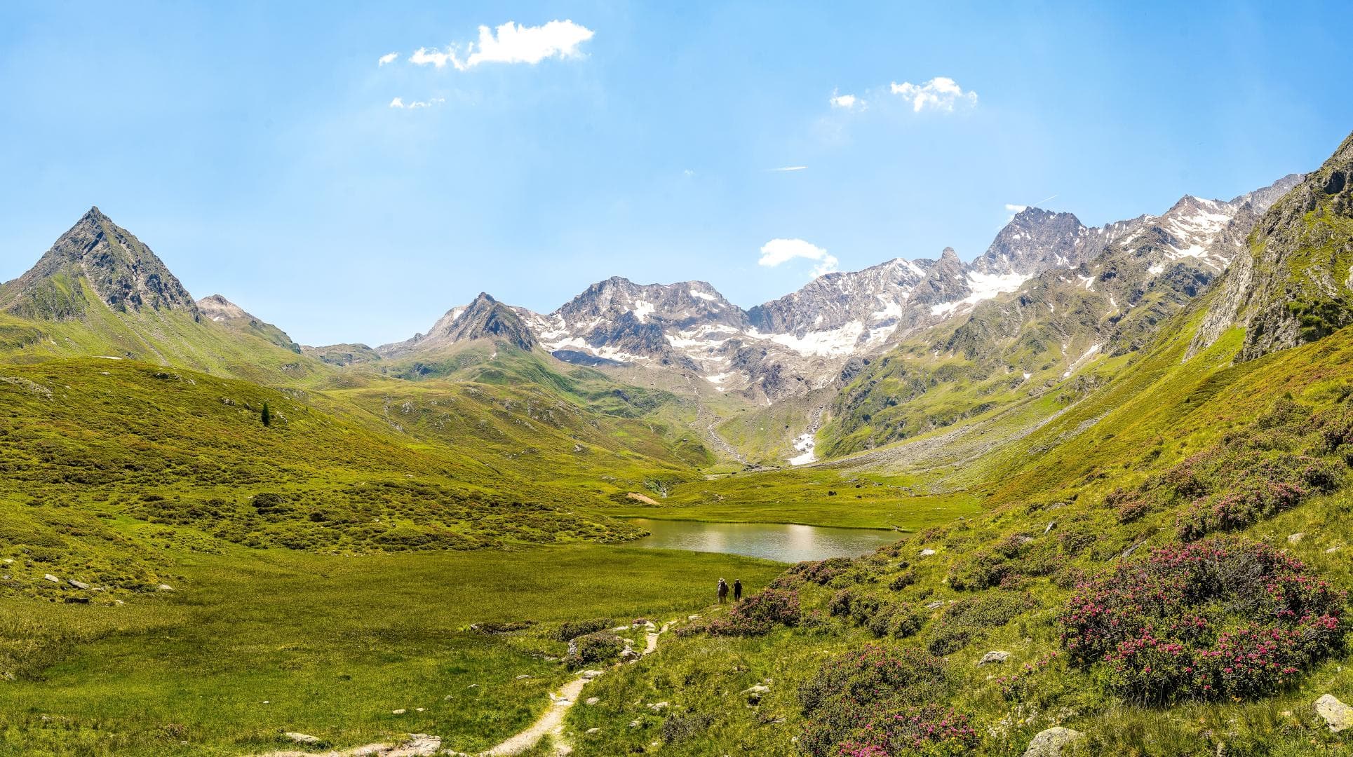 Baden im Bergsee